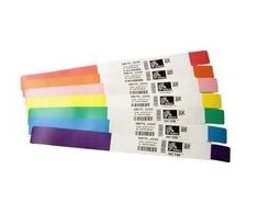 Zebra Z-Band UltraSoft, ligoninės apyrankė, mėlyna, balta, vienspalvė, lipni, 27,9 cm (11")