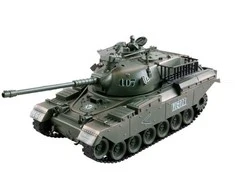ZEGAN USA M60 nuotolinio valdymo airsoft tankas 1:18, 2.4G