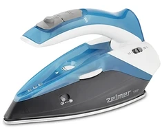 Zelmer ZIR0500, Dry &amp; Garų lygintuvas, Stainless Steel soleplate, Juodas, Mėlyna, Baltas, 0.28 L, 1100 W, 115 - 230 V