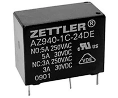 Zettler Electronics AZ940-1AB-12DS Spausdintinis rele 12 V/DC 10 A 1 x uždaromasis kontaktas 1 vnt.