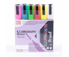 ZIG Illumigraph 6 mm 6 vnt. rinkinys