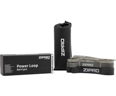 Zipro Power band Zipro įvairūs pasipriešinimo lygiai pilkame komplekte 4 vnt.
