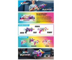 Zuru XSHOT - Blastercorn vienaragio sprogdiklis, 2 vnt. (32 strėlės) (36855)