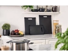 ZWILLING medienos pluošto virtuvės lenta - 31 x 21,5 cm, juoda