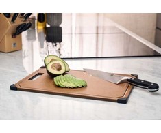 ZWILLING medienos pluošto virtuvės lenta - 31 x 21,5 cm, ruda