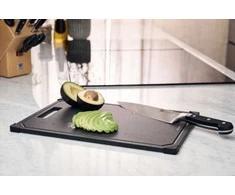 ZWILLING medienos pluošto virtuvės lenta - 42 x 30 cm, juoda