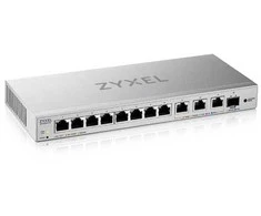 Šakotuvas ZYXEL XGS1250-12 V2, 12-PORT GIGABIT WEBMANAGED DESKTOP SWITCH WITH 8 PORT 1G + 3-PORT MULTIGIG 1/2.5/5/10G + 1-PORT SFP+ (5Y WARRANTY)
