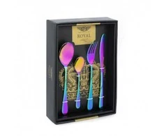 Pinti Inox Įrankių rinkinys PRINCESS RAINBOW (24 vnt)