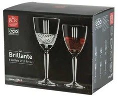 RCR Taurių vynui rinkinys Brillante,290 ml, 6 vnt
