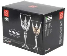 RCR Taurių vynui rinkinys Melodia, 270 ml, 6 vnt