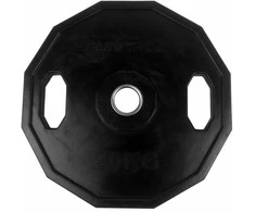 Olimpiniai gumuoti svarmenys TUNTURI 1,25-25kg (Svoris: 1 x 20 kg)