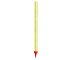 Auksinis torto fontanas su žvaigždutėmis 25cm 1vnt.