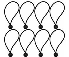 Elastinės kilpos tentui, 200mm, 8vnt