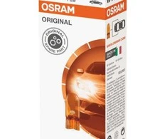 Bikuva.lt OSRAM Automobilinė lemputė geltona 5W 12V W2.1x9,5D 1vnt