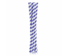Popieriniai šiaudeliai SHAKE su juostelėmis, purpurinės sp., 25cm, 10vnt.