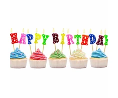 Žvakutės Happy Birthday
