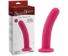 Sweet Breeze Dildo be unisex analinis makšties dirželis 17cm