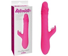 Intimate Melody Bunny vibratorius su karoliukais G taško ir klitorio stimuliavimui