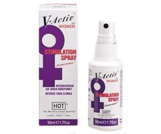 HOT V-Activ Stimulating Intimate Purškiklis for Women 50 ml