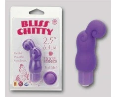 Inny xBLISS CHITTY, MINI VIBRATORIAUS, 10 FUNKCIJŲ, ATSPIRUS VANDENIUI, SILIKONIS, PURPURINIS, 6,4 cm