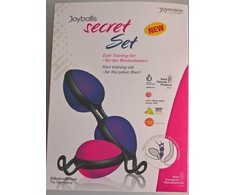 Joydivision Joyballs Secret Set Magenta/Lila &amp; Juodas - Dual Toning Balls