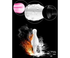 LOVETOY 4,5" Glass Romance Dildo Clear
