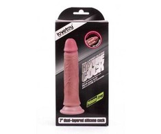 LOVETOY Platinum 7 colių dvigubo sluoksnio platininis silikoninis kranas