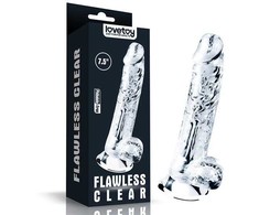 LoveToy Skaidrus dildo 7,5''