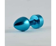 LOVETOY Aliuminio Anal plug Mėlyna