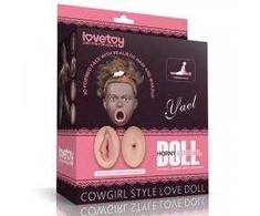 „Lovetoy“ pripučiama moteriška lėlė, 3 skylės, krūtinės padėtis