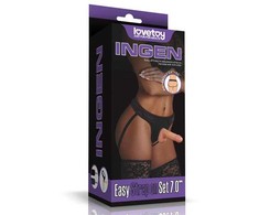 Lovetoy dirželis su dildo tikroviška išvaizda
