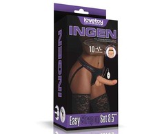LOVETOY Easy Strapon Set 8,5'' su vibracija