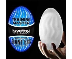 LOVETOY Giant Egg Masturbator Mėlyna
