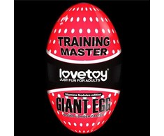LOVETOY Giant Egg Masturbator Raudona