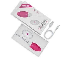 Lovetoy Silky vibruojantis kiaušinis stiprios vibracijos nuotolinio valdymo pultas