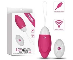 Lovetoy Silky vibruojantis kiaušinis stiprios vibracijos nuotolinio valdymo pultas