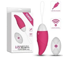 LOVETOY IJOY Wireless Remote Control Rechargeable Egg Rožinė