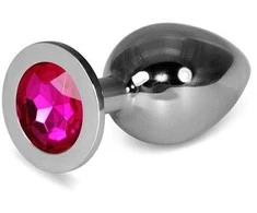 LOVETOY Large Sidabrinis Plug Fuchsia