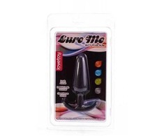 Lovetoy Silicone analinis kištukas su laikikliu juoda 11 cm
