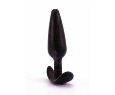 Lovetoy Silicone analinis kištukas su laikikliu juoda 11 cm
