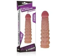 Lovetoy Pridėkite 2 colių „Pleasure X Tender“ varpos rankovę su minkšta tekstūra