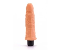 „Lovetoy“ vibratorius, natūralus, gyslotas, vibruojantis penis, 20 cm