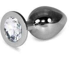 LOVETOY Rosebud Classic Metal Plug L(Sidabrinis)