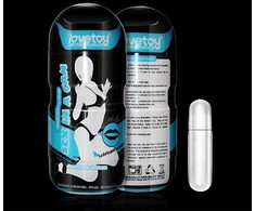 LOVETOY Seksas skardinėje Masturbator Flesh