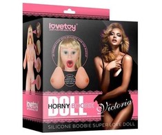 Lovetoy Pripučiamos mielos lėlės krūtys, stora pūlinga ir išangė