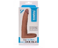 LoveToy 7 colių itin minkštas dvigubas