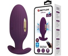 Pretty Love Bottom Pretty Love Jefferson Wireless App-Controlled Plug Violetinė Silicone