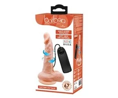 BAILE Varpos su sėklidės vibruojantis dildo siurbtukas stiprus