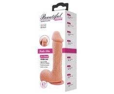 Baile Dildos LYBAILE Beautiful Encounter Johnson Real Dildo 22cm minkštimas
