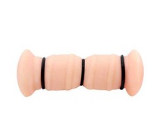 CRAZY BULL Emma Dual-Channel Intimate Device, Vibration, Natural, Large
